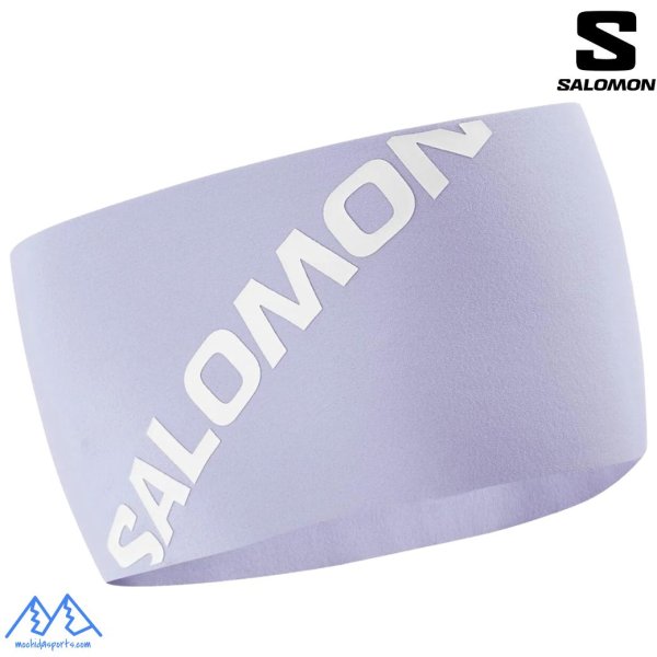 画像1: ご予約商品 サロモン ヘッドバンド ブルー SALOMON RS Pro HEADBAND  Blue Granite White (1)