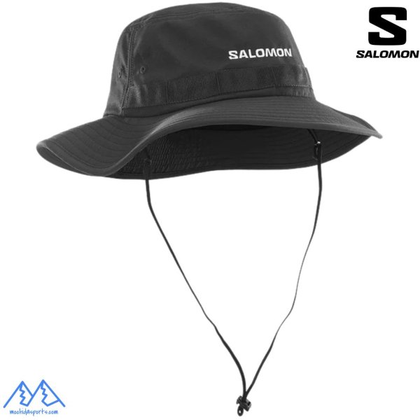 画像1: ご予約商品 サロモン ブーニー ハット ブラック SALOMON BOONEY U HAT DEEP BLACK (1)