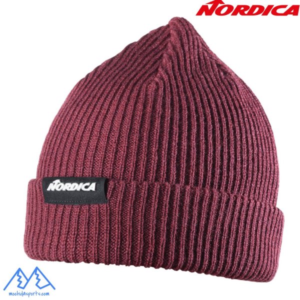 画像1: ご予約商品 ノルディカ アンリーシュド ビーニー ニットキャップ バーガンディ NORDICA UNLEASHED BEANIE Burgundi (1)