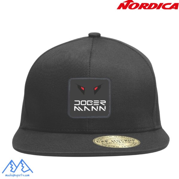 画像1: ご予約商品 ノルディカ ドーベルマン フラットバイザー キャップ 帽子 ブラック NORDICA DOBERMANN CAP (1)