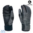 画像1: ご予約商品 レベル 3本指 スキーグローブ 防水 山羊革 アンスラサイト LEVEL REXFORD TRIGGER anthracite (1)