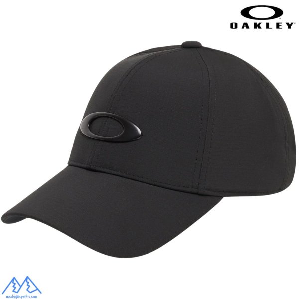 画像1: オークリー キャップ ブラック OAKLEY Essential Bg Metal Logo Cap 25.0 BLACKOUT  (1)