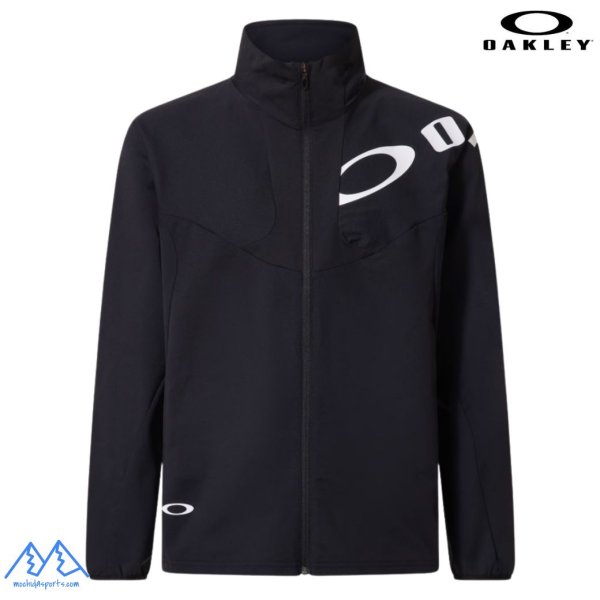画像1: オークリー ジャージ トレーニングジャケット ブラック OAKLEY Enhance Tech Jersey Jacket 15.7 blackout (1)