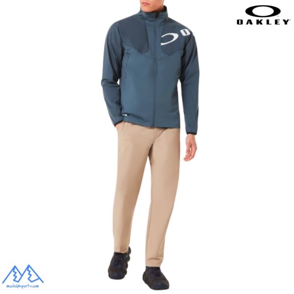 画像6: オークリー ジャージ トレーニングジャケット ブルーグレー OAKLEY Enhance Tech Jersey Jacket 15.7 dark slate (6)