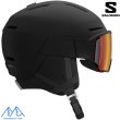 画像1: サロモン バイザーへルメット スキーヘルメット ブラック SALOMON  OSMO PRO SIGMA PHOTO Black (1)