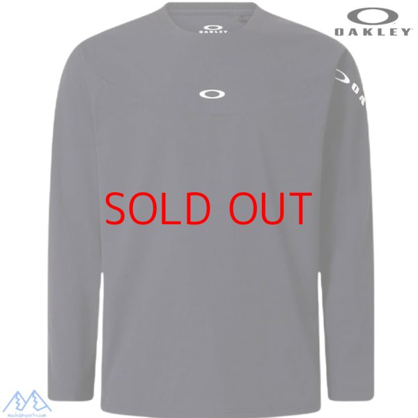 画像1: オークリー ロングスリーブ Tシャツ ロンＴ 長袖  軽量 吸汗速乾 形状安定 ブラック OAKLEY O-SYNC PACK KNIT L/S CREW 1.0 BLACK OUT (1)