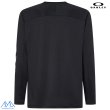 画像3: オークリー ロングスリーブ Tシャツ ロンT 長袖  吸湿 発散 速乾 ブラック OAKLEY Slant Logo Print L/S Tee 12.0 blackout (3)