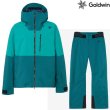 画像1: ゴールドウイン スキーウエア Goldwin G-Sector Hooded Jacket BJ ブルー コーラル + G-Engineered Regular Pants BJ ブルー コーラル Mサイズ (1)