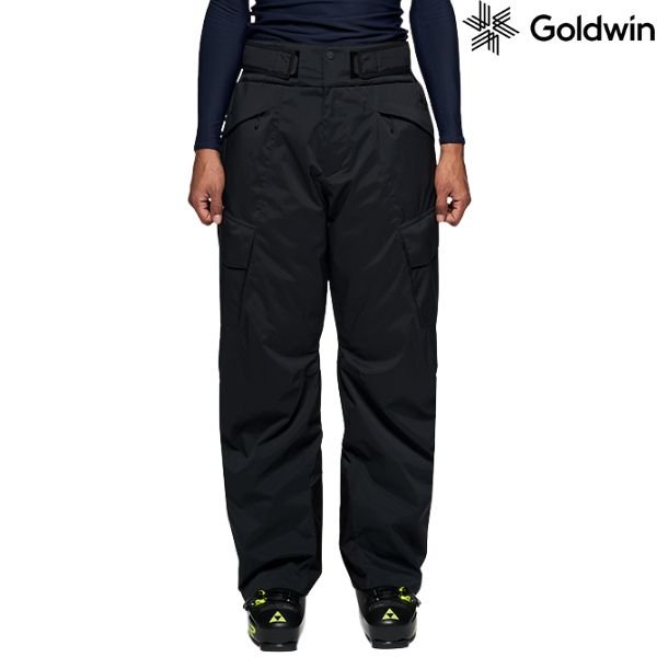 画像1: ゴールドウイン スキーパンツ ブラック Lサイズ Goldwin G-Solid Color Cargo Wide Pants BK (1)