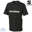 画像1: SALOMON サロモン ロゴ Tシャツ ブラック LOGO SS T DEEP BLACK (1)