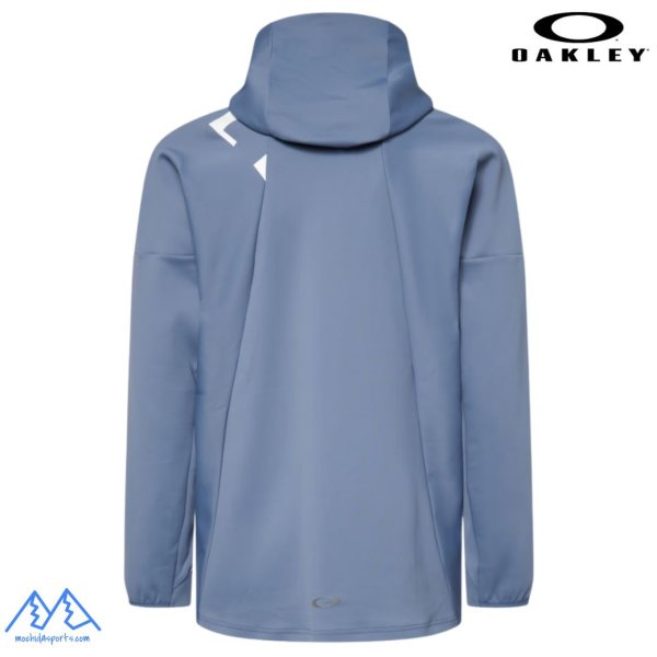 画像3: オークリー フリース フーディ トレーニングジャケット ブルー OAKLEY 3Rdg Synchronism Jacket 8.7 blue tar (3)