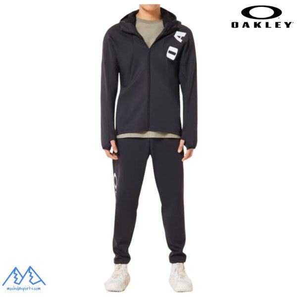画像12: オークリー フリース フーディ トレーニングジャケット & パンツ ブラック OAKLEY 3Rdg Synchronism Jacket & Pants 8.7 phantom (12)
