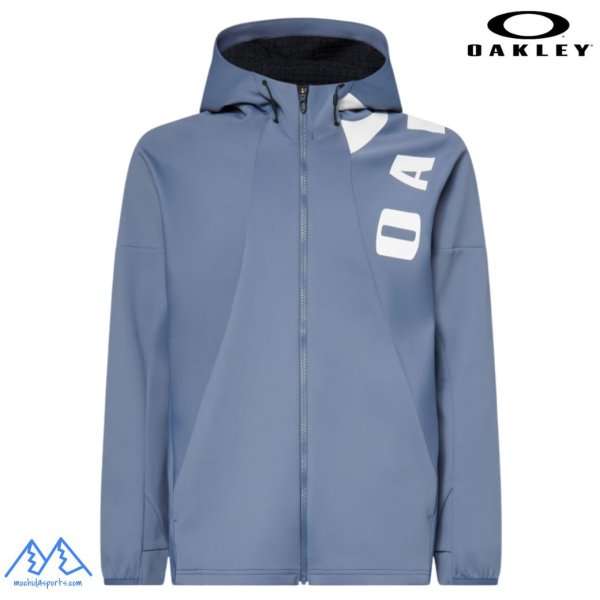 画像1: オークリー フリース フーディ トレーニングジャケット ブルー OAKLEY 3Rdg Synchronism Jacket 8.7 blue tar (1)