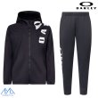 画像1: オークリー フリース フーディ トレーニングジャケット & パンツ ブラック OAKLEY 3Rdg Synchronism Jacket & Pants 8.7 phantom (1)