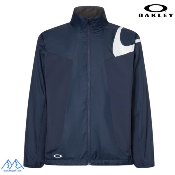 画像1: オークリー ウィンドブレーカー 撥水 防風 保温 ウィンドウォーム ジャケット ネイビー  OAKLEY Enhance Wind Warm Jacket 15.7 MIDNIGHIT BLUE (1)
