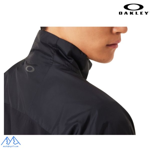 画像4: オークリー ウィンドブレーカー 撥水 防風 保温 ウィンドウォーム ジャケット ブラック  OAKLEY Enhance Wind Warm Jacket 15.7 BLACKOUT (4)