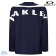 画像3: オークリー ロングスリーブ Tシャツ ロンＴ 長袖  吸汗速乾 伸縮 抗菌防臭 ネイビー OAKLEY Enhance Qd LS Tee Bold Evo 4.7 fathom (3)