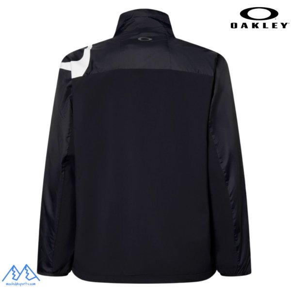 画像3: オークリー ウィンドブレーカー 撥水 防風 保温 ウィンドウォーム ジャケット ブラック  OAKLEY Enhance Wind Warm Jacket 15.7 BLACKOUT (3)