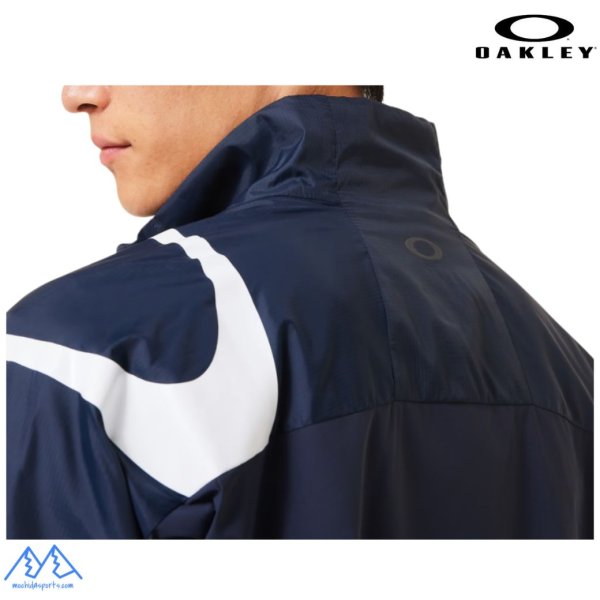 画像6: オークリー ウィンドブレーカー 撥水 防風 保温 ウィンドウォーム ジャケット ネイビー  OAKLEY Enhance Wind Warm Jacket 15.7 MIDNIGHIT BLUE (6)