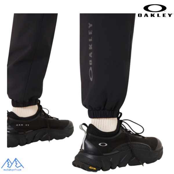 画像5: オークリー ウィンドブレーカー パンツ 撥水 防風 保温 ウィンドウォーム パンツ ブラック  OAKLEY Enhance Wind Warm Pants 15.7 BLACKOUT (5)