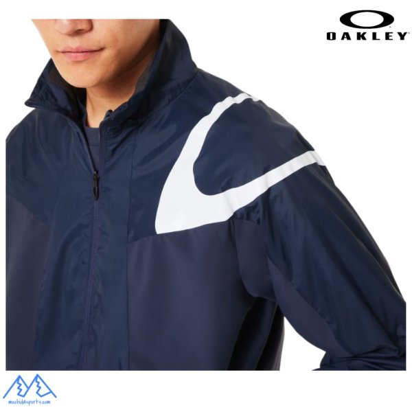 画像5: オークリー ウィンドブレーカー 撥水 防風 保温 ウィンドウォーム ジャケット & パンツ ネイビー / ブラック OAKLEY Enhance Wind Warm Jacket & Pants 15.7 MIDNIGHIT BLUE / BLACKOUT (5)