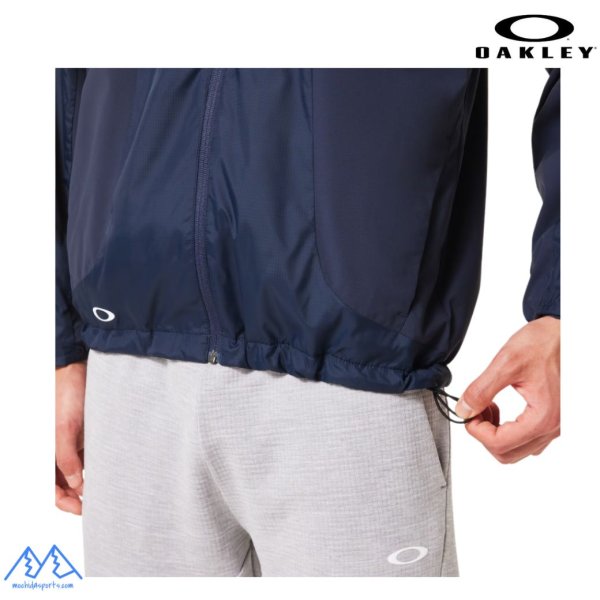 画像6: オークリー ウィンドブレーカー 撥水 防風 保温 ウィンドウォーム ジャケット & パンツ ネイビー / ブラック OAKLEY Enhance Wind Warm Jacket & Pants 15.7 MIDNIGHIT BLUE / BLACKOUT (6)