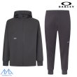 画像1: オークリー フリース フーディ ジャケット & パンツ トレーニングウェア ブラック OAKLEY O-Sync Pack Lt Fleece Jacket & Pants 1.0 phantom (1)