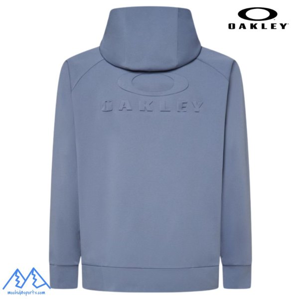 画像4: オークリー フリース フーディ ジャケット & パンツ トレーニングウェア ブルー / ブラック OAKLEY O-Sync Pack Lt Fleece Jacket & Pants 1.0 blue tar / phantom (4)
