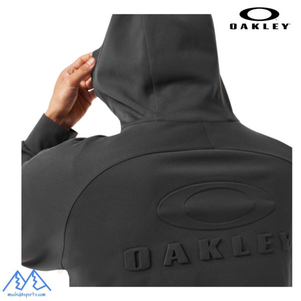 画像6: オークリー フリース フーディ ジャケット トレーニングジャケット ブラック OAKLEY O-Sync Pack Lt Fleece Jacket 1.0 phantom (6)