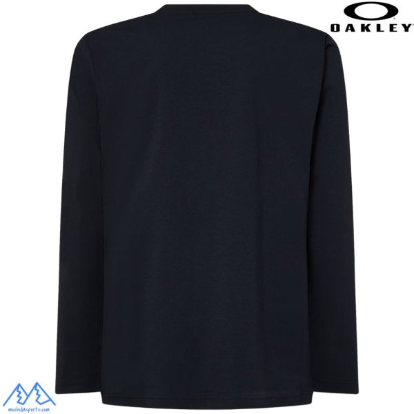 画像3: オークリー ロングスリーブ Tシャツ ロンＴ 長袖  吸汗速乾 ストレッチ ブラック OAKLEY Striking Qd LS Tee 8.0 blackout (3)