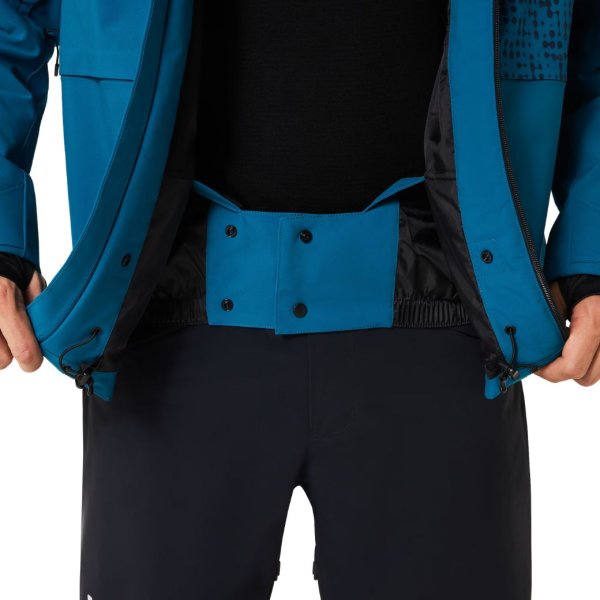 画像8: オークリー スキージャケット スキーウェア グリーンブルー  OAKLEY Canopy Insulated Jacket new balsam (8)