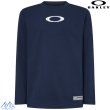 画像1: オークリー ロングスリーブ Tシャツ ロンＴ 長袖  吸汗速乾 ストレッチ ネイビー OAKLEY Striking Qd LS Tee 8.0 fathom (1)
