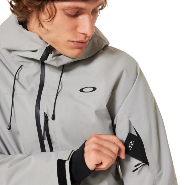画像8: オークリー スキージャケット スキーウェア グレー  OAKLEY Canopy Insulated Jacket cement (8)