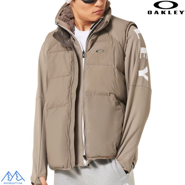 画像5: オークリー 中綿入 保温 軽量 撥水 ベスト バーク  OAKLEY Enhance Insulation Vest 1.7 BARK (5)