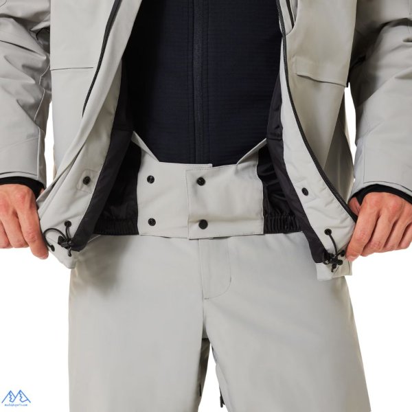 画像11: オークリー スキーウェア グレー ブラック OAKLEY Canopy Insulated Jacket Pant cement blackout (11)