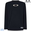 画像1: オークリー ロングスリーブ Tシャツ ロンＴ 長袖  吸汗速乾 ストレッチ ブラック OAKLEY Striking Qd LS Tee 8.0 blackout (1)