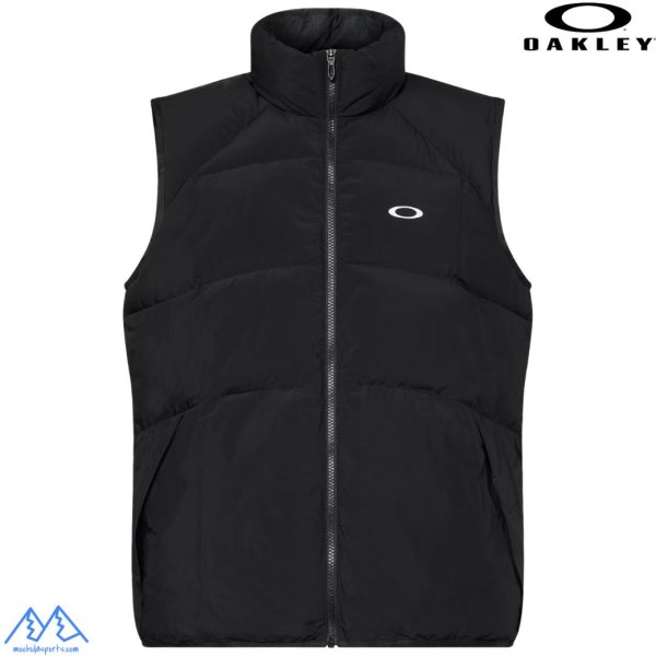 画像1: オークリー 中綿入 保温 軽量 撥水 ベスト ブラック  OAKLEY Enhance Insulation Vest 1.7 BLACKOUT (1)