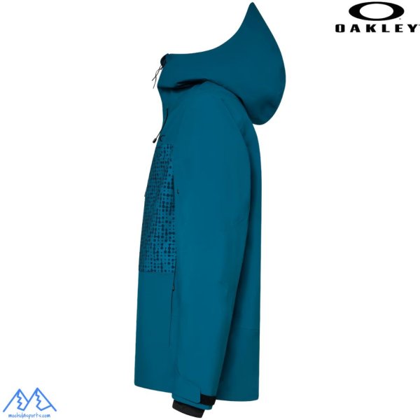 画像2: オークリー スキージャケット スキーウェア グリーンブルー  OAKLEY Canopy Insulated Jacket new balsam (2)