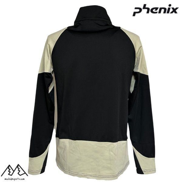 画像2: フェニックス スキー アンダーシャツ アンダーウエア インナー ハーフジップ ブラック PHENIX Sleeve Color Inner BLACK (2)