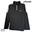 画像1: フェニックス ジュニア スキー アンダーシャツ インナー アンダーウエア ハーフジップ ブラック PHENIX Shoulder Line 1/2 Zip Tee BLACK 140 150 160 (1)
