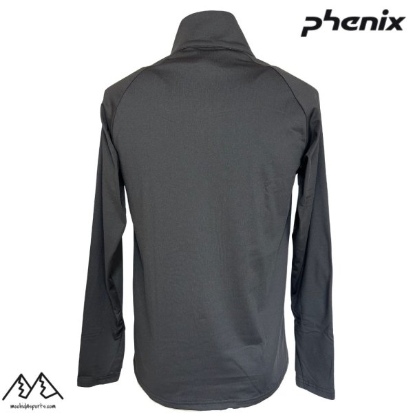 画像2: フェニックス スキー アンダーシャツ アンダーウエア インナー ハーフジップ ブラック PHENIX Basic Inner BLACK (2)