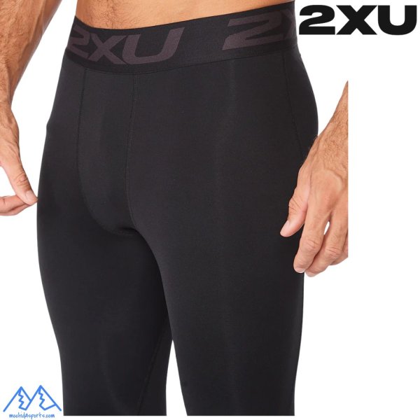 画像2: 2XU ツータイムズユー 段階着圧 保温 アンダータイツ PWXイグニッション サーマルコンプレッション タイツ MA6552B BLK/NRO (2)