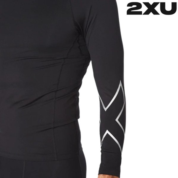 画像3: 2XU ツータイムズユー 段階着圧 保温 アンダーシャツ PWX イグニッション サーマルコンプレッション ロングスリーブトップ (3)
