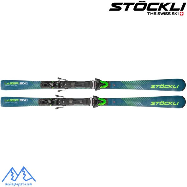 画像1: ストックリ STOCKLI LASER SX + SRT Speed  D20 + SRT 12 Green/Black プレート ビンディングセット (1)
