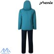 画像5: フェニックス スキーウエア スーツ ターコイズ ネイビー PHENIX Solid-colored Two-piece TURQUOISE BLUE (5)