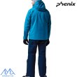 画像2: フェニックス スキーウエア スーツ ターコイズ ネイビー PHENIX Solid-colored Two-piece TURQUOISE BLUE (2)