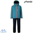 画像3: フェニックス スキーウエア スーツ ターコイズ ネイビー PHENIX Solid-colored Two-piece TURQUOISE BLUE (3)
