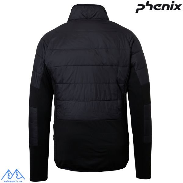 画像3: フェニックス  中綿入 インシュレーション ミドル ジャケット ＆ パンツ ブラック PHENIX Padding Middle Jacket  3/4 Middle Pants (3)
