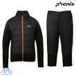 画像1: フェニックス 中綿入 インサレーション ミドル ジャケット ＆ パンツ ブラック PHENIX Padding Middle Jacket 3/4 Middle Pants (1)