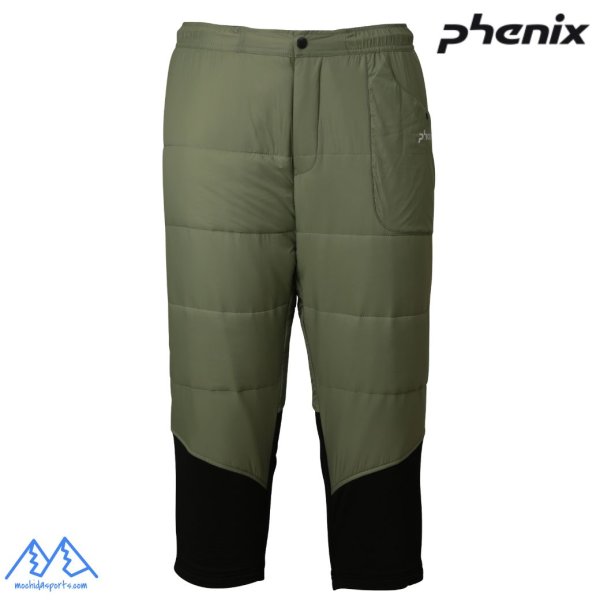 画像1: フェニックス 中綿入 インサレーション ミドルパンツ カーキ Phenix 3/4 Insulation Mid Pants (1)